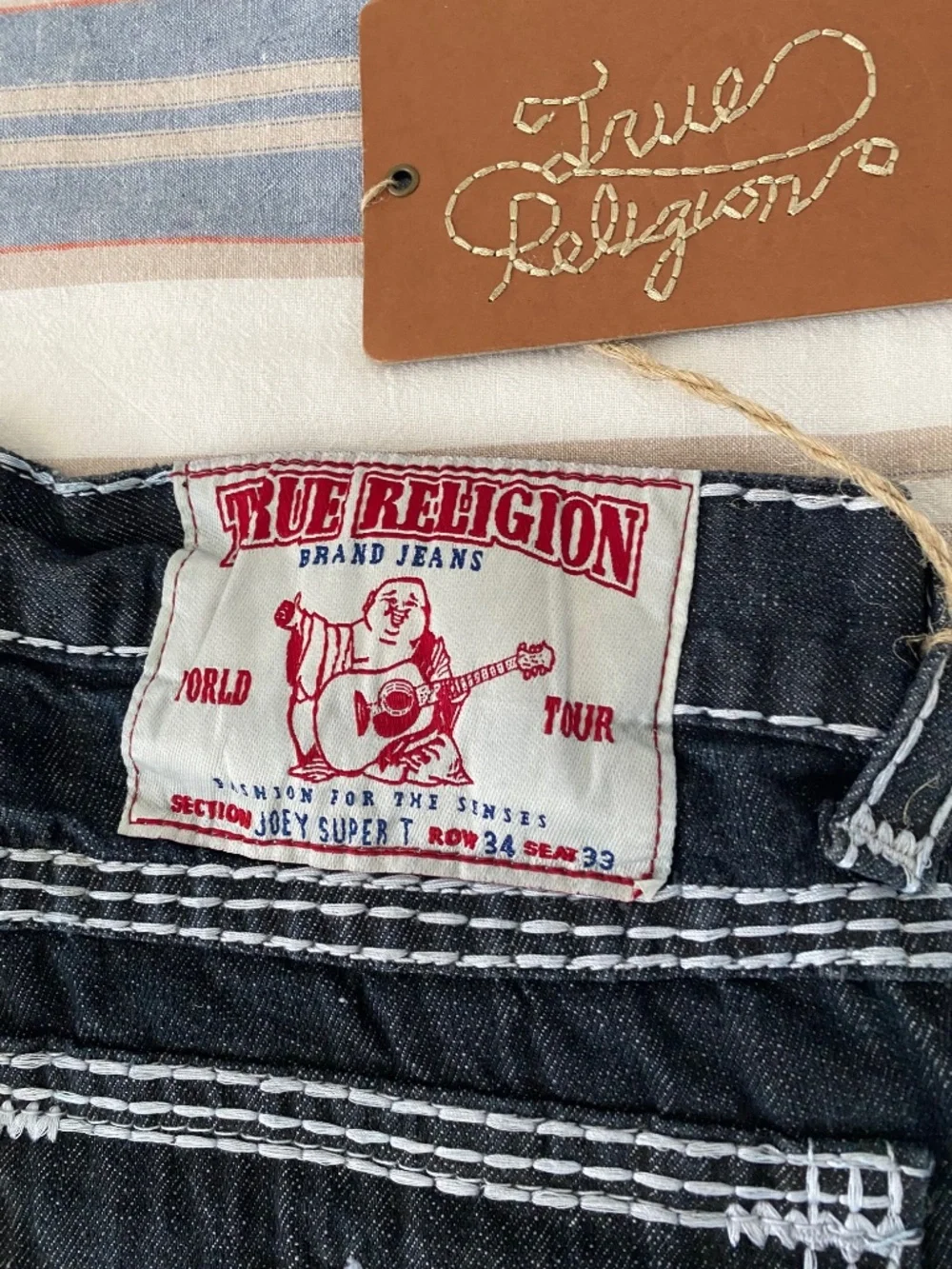 True Religion Jeans, Joey Super T, size 34